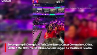 Menang 3-2 Atas Korsel, Indonesia Melaju ke Piala Uber 2024