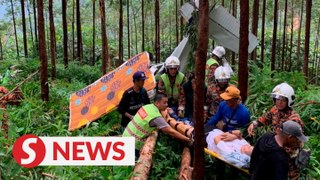 Sungkai plane crash: Both survivors identified