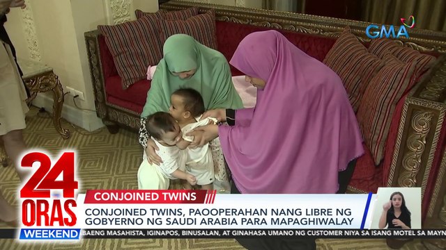 Conjoined twins, paooperahan nang libre ng gobyerno ng Saudi Arabia para mapaghiwalay | 24 Oras Weekend