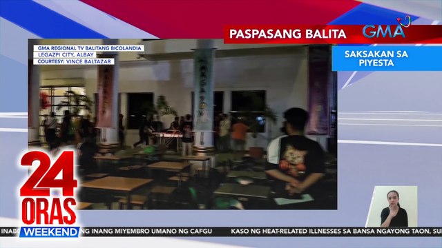 Paspasang Balita - Saksakan sa piyesta | Ni-rescue | Holdap sa pet shop | Patay sa saksak | Armas sa kuwarto | 24 Oras Weekend
