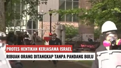 NYPD Amankan Ribuan Demonstran Pro Palestina di Amerika Serikat