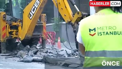 İstanbul'un en eski tramvay hattında yenileme çalışmaları devam ediyor