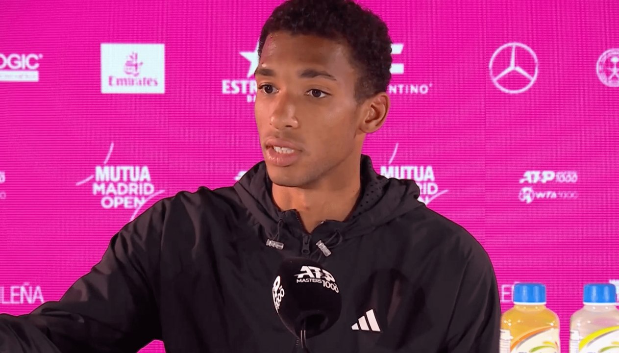 Tennis - Madrid 2024 - Félix Auger-Aliassime, le plus "heureux" des finalistes : "On se dit que ça pourrait être nous"