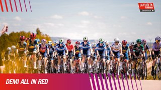 Demi in red - Etapa 7 - La Vuelta Femenina 24 by Carrefour.es