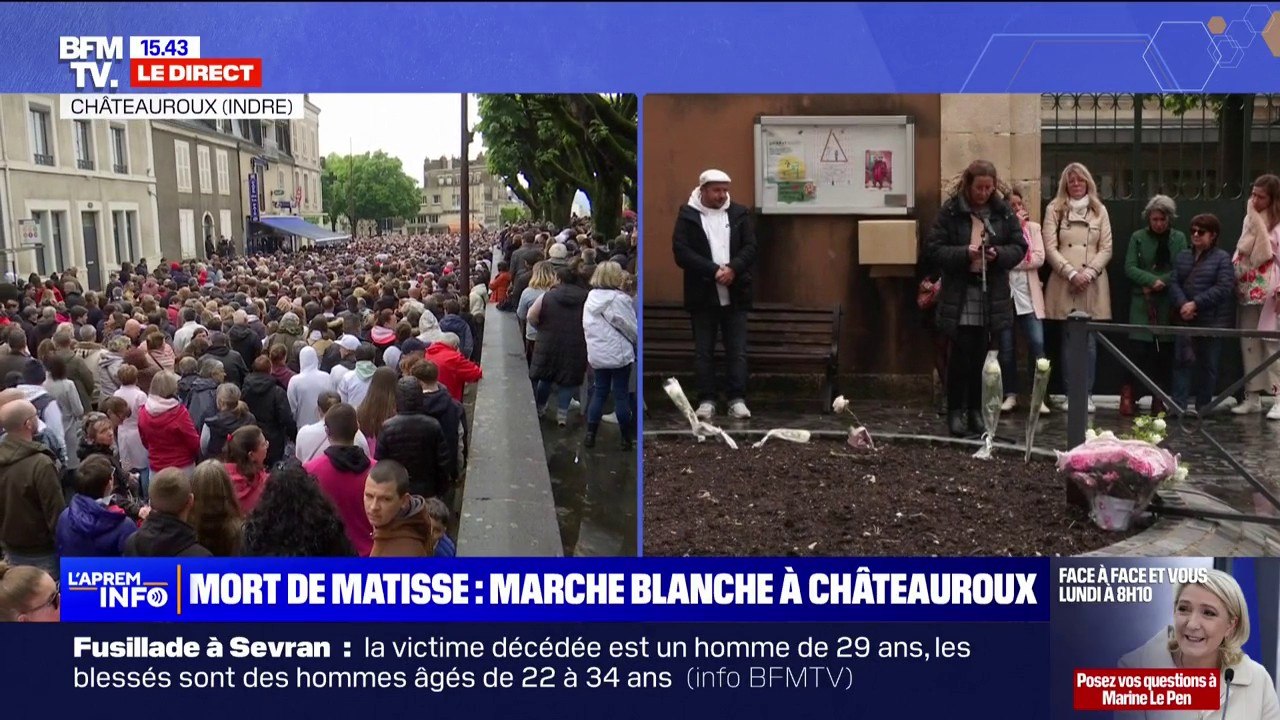 "Je ne veux pas t'oublier et je ne veux pas que tu sois mort pour rien" : une enseignante de Matisse rend hommage à l'adolescent lors de la marche blanche