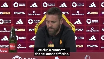 Roma - De Rossi : "On ne renonce pas à la Ligue Europa"