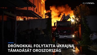 Újabb orosz dróntámadások érték Harkiv és Donyeck térségét szombatra virradó éjjel
