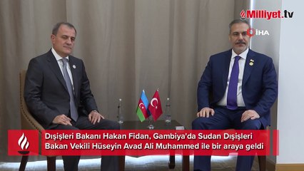 Bakan Fidan, Sudan Dışişleri Bakan Vekili ile görüştü