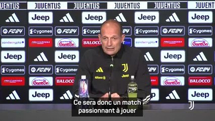 Juventus - Allegri avant la Roma : "Un match passionnant et difficile"