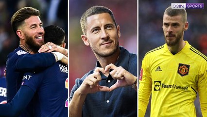 TRANSFERTS : De Gea, Hazard, Ramos... le point sur les joueurs libres