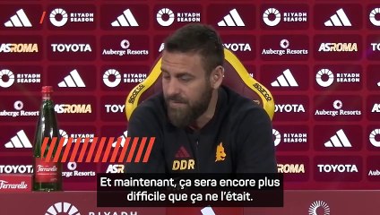 De Rossi : "On ne renonce pas à la Ligue Europa"-1_2805