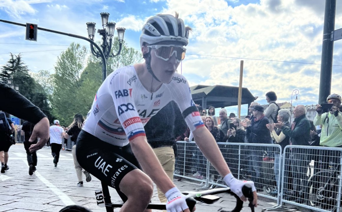 Cycling - Giro d'Italia 2024 - Tadej Pogacar beaten and at the finish of the 1st stage