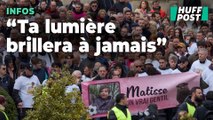 Près de 8 000 personnes à la marche blanche en hommage à Matisse