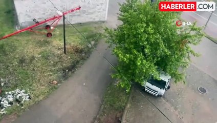 Batman'da dolu yağışı hayatı olumsuz etkiledi