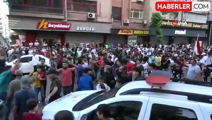 Amedspor'un şampiyonluk kutlamalarında havaya ateş açan şüpheli gözaltına alındı