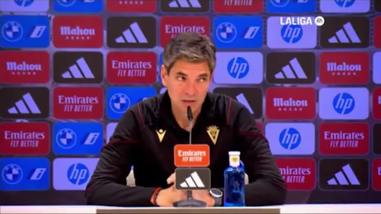 Rueda de prensa Pellegrino, Real Madrid vs. Cádiz
