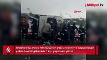 Öğrencilerin de taşındığı minibüs kaza yaptı! 1 kişi hayatını kaybetti, 13 yaralı var