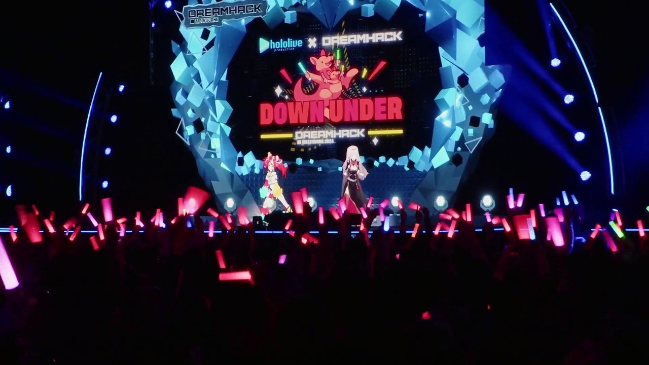 hololive production x DreamHack Melbourne 2024 Talk Hakos Baelz           Mori Calliope         (3)