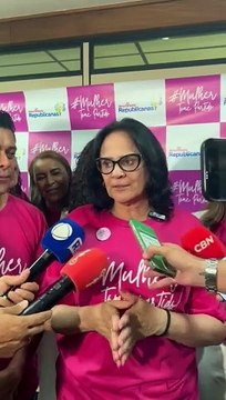 “Acho que ele tem que mudar de lado”, diz Damares Alves sobre relação com Jaques Wagner no Senado