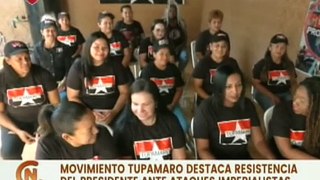 Mujeres del partido Tupamaro repudian las sanciones de EE. UU. y reiteran su apoyo al pdte. Maduro