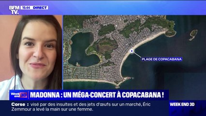 Brésil: entre 1 et 2 millions de fans attendus sur la plage de Copacabana à Rio, pour assister à un méga-concert gratuit de Madonna
