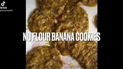 No flour banana cookies