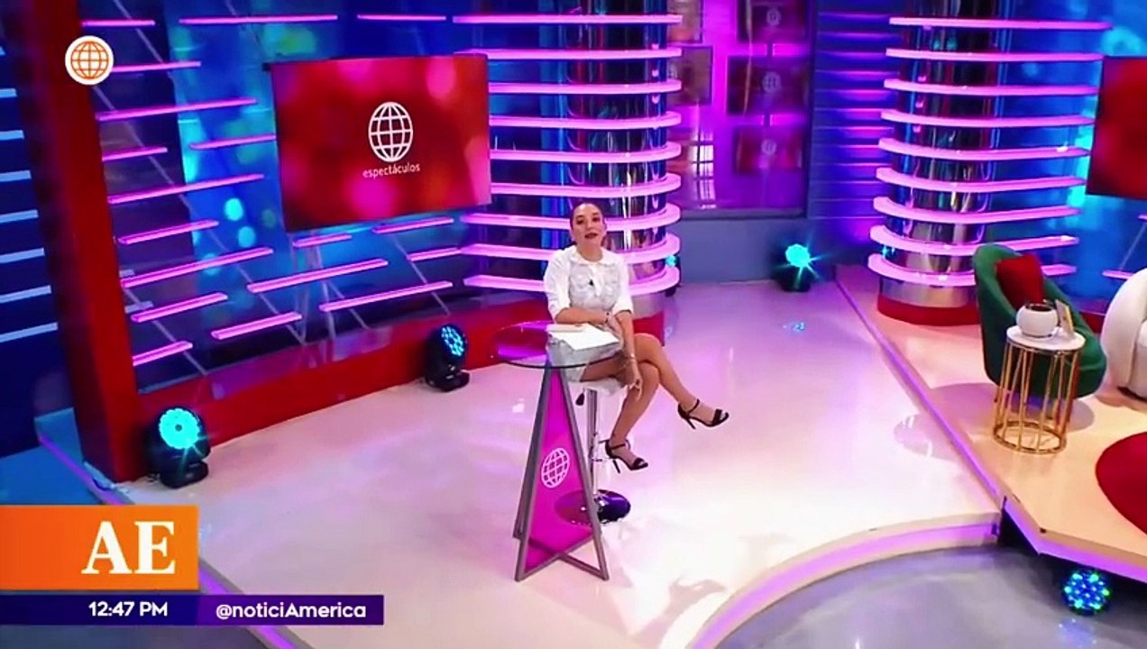Ximena Davila en america espectaculos super linda