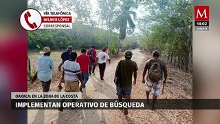 Realizan operativos de búsqueda en la costa de Oaxaca
