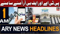ARY News 1 AM Headlines | 5th May 2024 | PTA refuses FBR demand