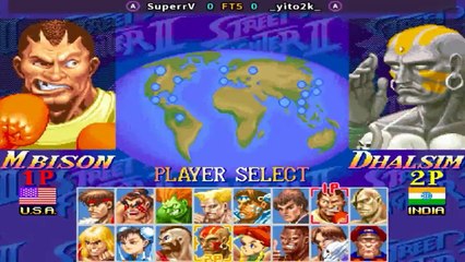 Super Street Fighter II X  - SuperrV vs _yito2k_ FT5