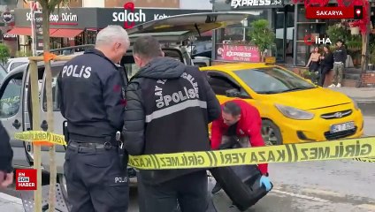 Sakarya'da aracına malzeme yüklerken silahlı saldırıya uğradı