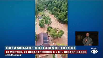 RS vive situação de calamidade com fortes chuvas em todo estado