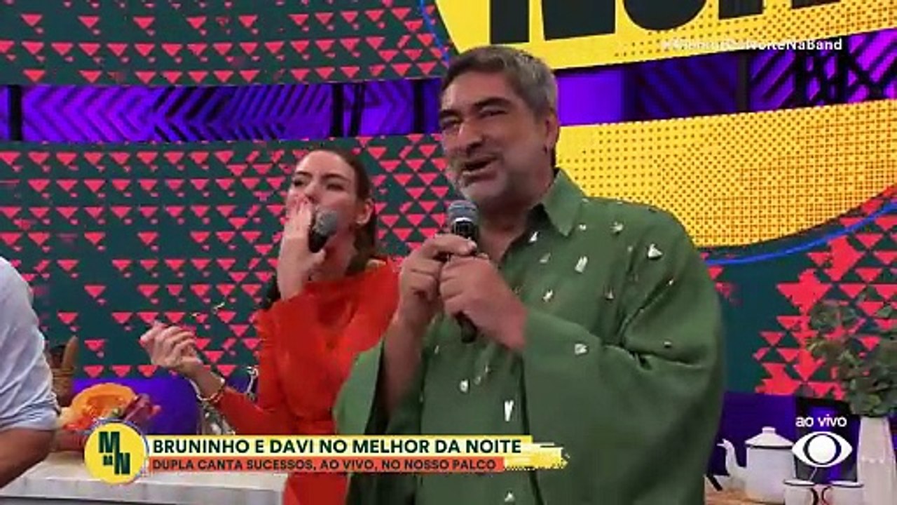 Bruninho e Davi agitam plateia do Melhor da Noite com "Peguei, Pegava e Pegaria"