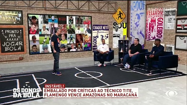 Debate Donos: Vaias a Tite são justas? Edilson discorda de protesto, e Souza diz: torcida do Flamengo é muito chata
