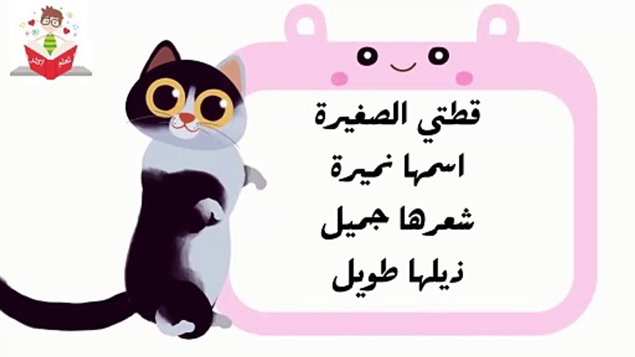 قطتي الصغيرة اسمها نميرة