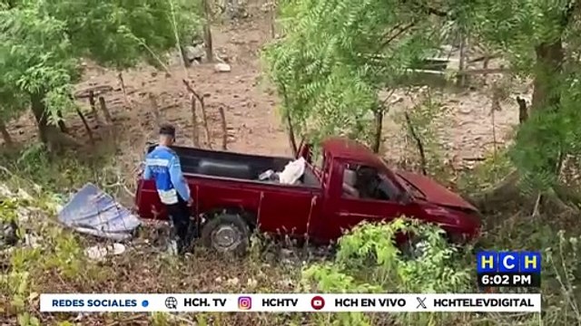 ¡De milagro se salvan! Cinco personas resultaron heridas en un accidente en el sector de la Pozolera, Olancho