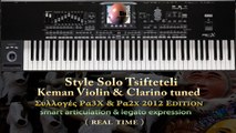 Korg Pa4X-Pa3X Greek Styles Solo Tsifteteli Clarino & Keman Violin