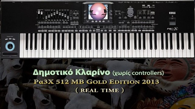 Korg Pa4X-Pa3X Greek Styles Δημοτικο Κλαρινο
