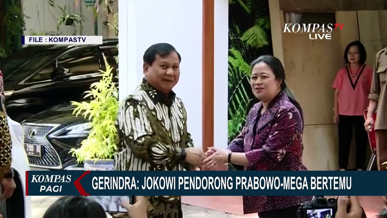 Gerindra Ungkap Peran Presiden Jokowi Jadi Pendorong Pertemuan Prabowo-Megawati