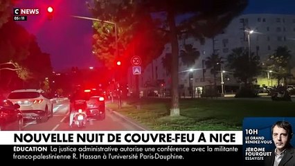 Nice : Reportage au coeur de la nuit avec le couvre-feu qui interdit aux plus jeunes d'être dans les rues