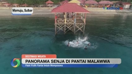 Pesona Senja di Pantai Malawwa Mamuju