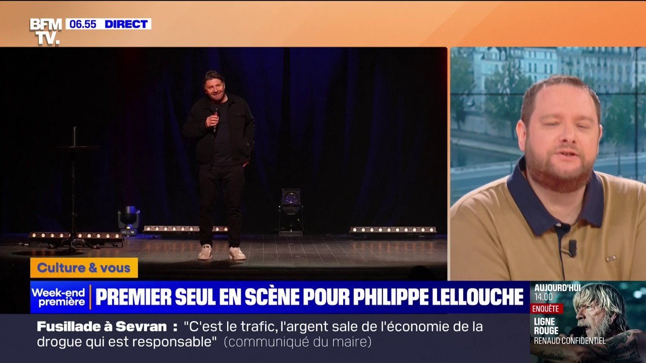Habitué du cinéma et des planches, Philippe Lellouche se lance dans le one-man show