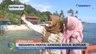 Keindahan Pantai Sawang Biduk Buruak Jadi Lokasi Favorit Warga Aceh Selatan