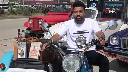 'Doktor Civanım filmindeki motosikletin orijinali bende' dedi, depremzedeler için satışa çıkardı