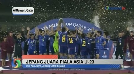 Bungkam Uzbekistan 1-0, Jepang Juara Piala Asia U-23