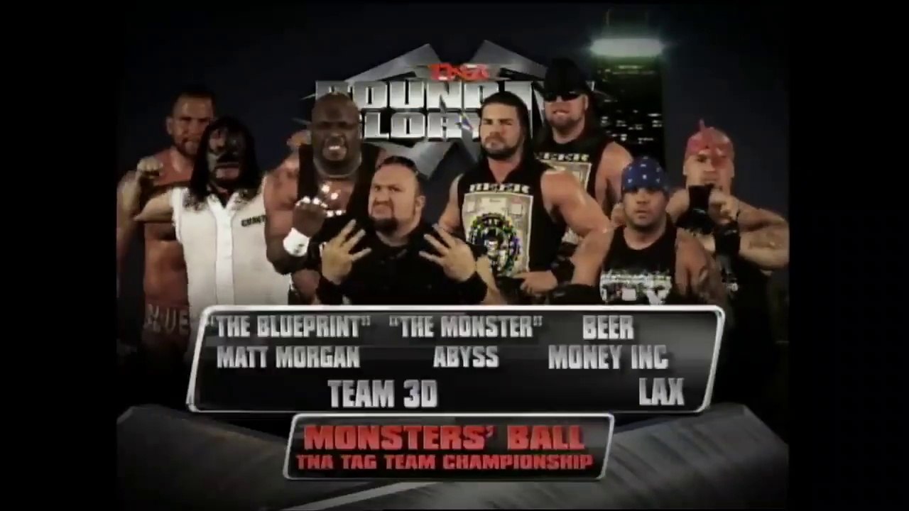 TNA Bound For Glory 2008 - Abyss & Matt Morgan vs James Storm & Robert ...