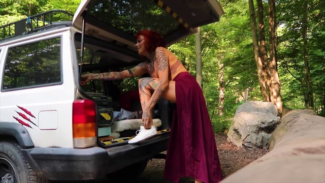 ASMR Solo Female Night Camping 🌌 Jeep Wilderness Sounds for Sleep 🎧