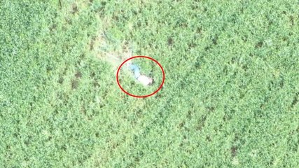 Polisten kaçtı, dronla yakalandı