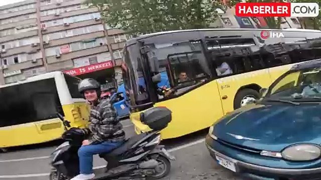 İstanbul'da kahkahaya boğan kaza: Motosikletine çarpan kişi annesi çıktı