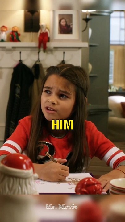 The girl heard her parents arguing  _ Movie title_ A Bad Moms Christmas _ _movie _christmas _film)